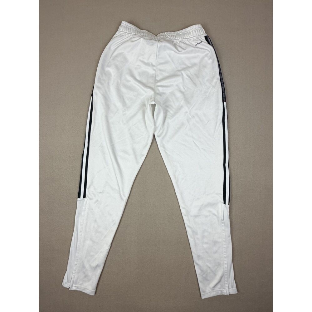 Vintage Y2K Adidas White and Black Track Pants Athletic Streetwear
